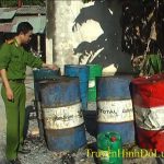 Công an huyện Đô Lương bắt giữ cơ sở tái chế dầu, mỡ trái phép